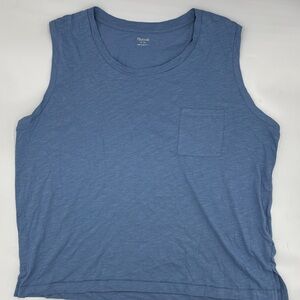 Madewell Whisper Pocket Cotton Muscle Tank